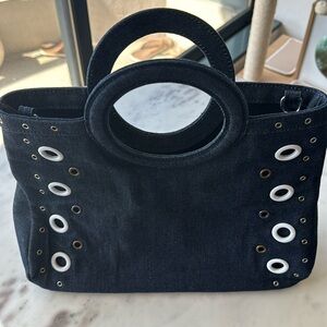 Denim handbag